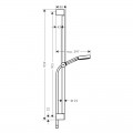 Душовий набір Hansgrohe Pulsify Select 24170670 чорного матового кольору - Фото 1